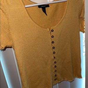 short sleeve crop top shirt